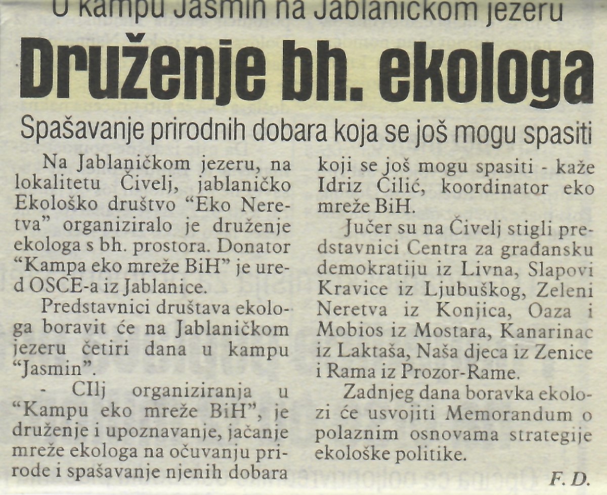 Spašavanje prirodnih dobara koja se još mogu spasiti